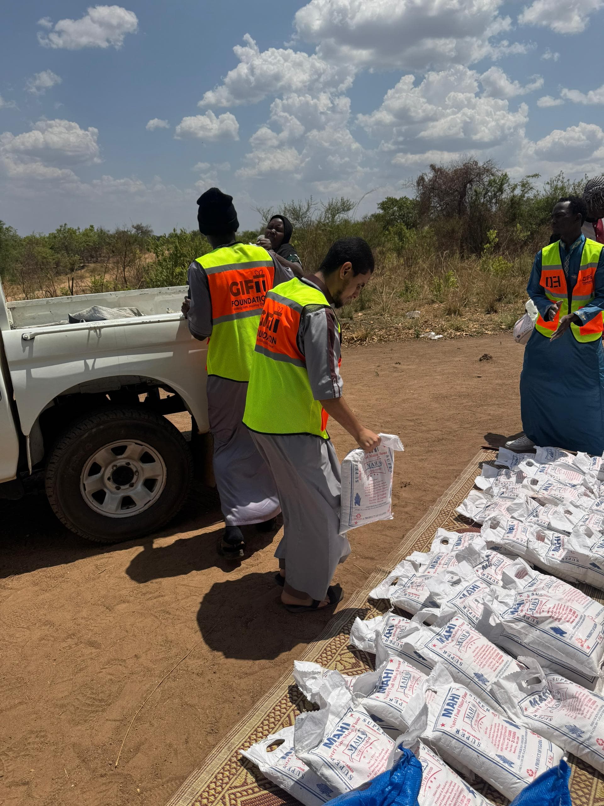Door to door Ramadan food pack delivery